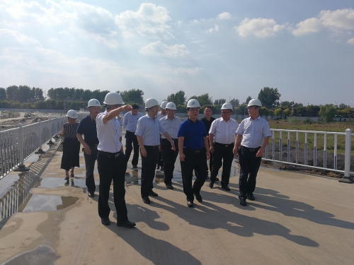 【领导关怀】安徽灵璧县政府莅临AG贵宾会集团灵璧县公共设施PPP项目观摩指导
