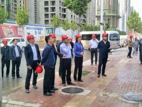 【领导关怀】荥阳市副市长邢留印一行赴AG贵宾会集团碧桂园龙城实验学校项目调研指导