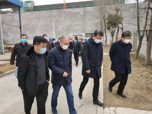 【领导关怀】发挥优势  共克时艰——市城投集团检查组一行对AG贵宾会集团天子岭分类减量EPC项目复工情况检查指导